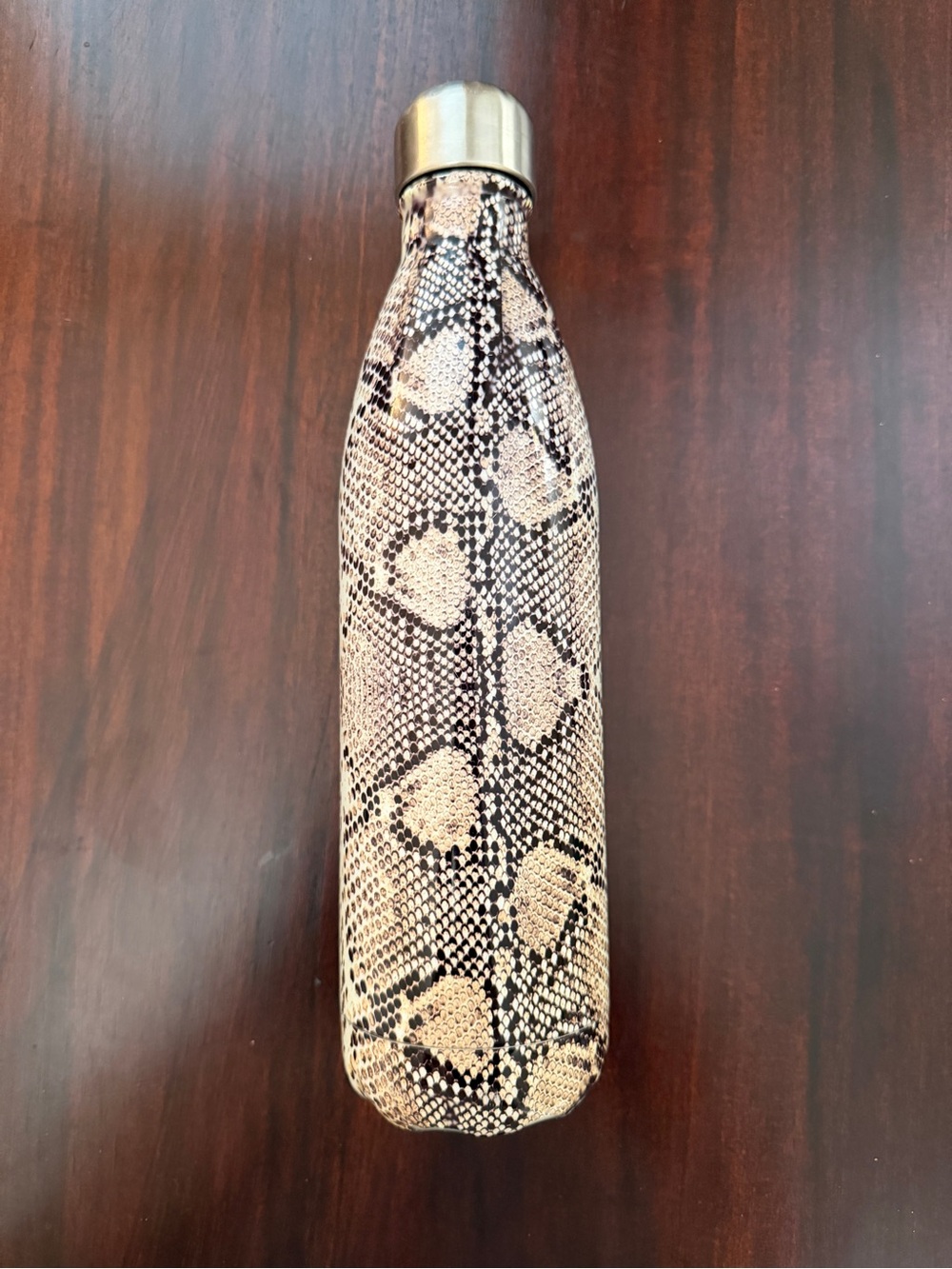 S’well 25 oz Snakeskin Insulated Stainless Steel Water Bottle EUC